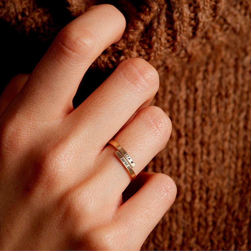 Anillo `Hija ❤ Siempre ∞´  + HOY OTRO GRATIS (2X1)