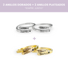 Pack de 4 anells 