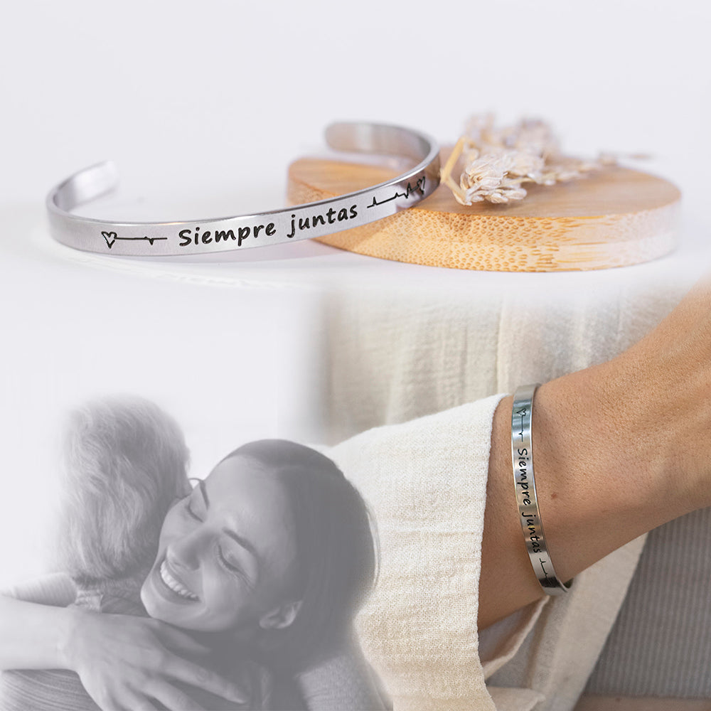 Pulseras “Siempre juntas” (2X1) Madre e hija + Tarjeta de regalo