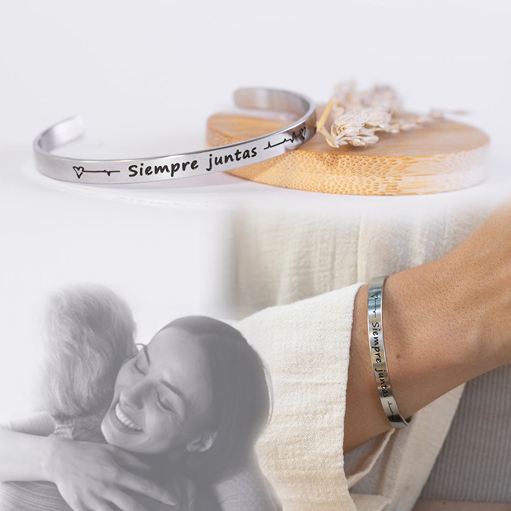 Pulsera “Siempre juntas” + HOY OTRA GRATIS (2X1) - Tamaño ajustable