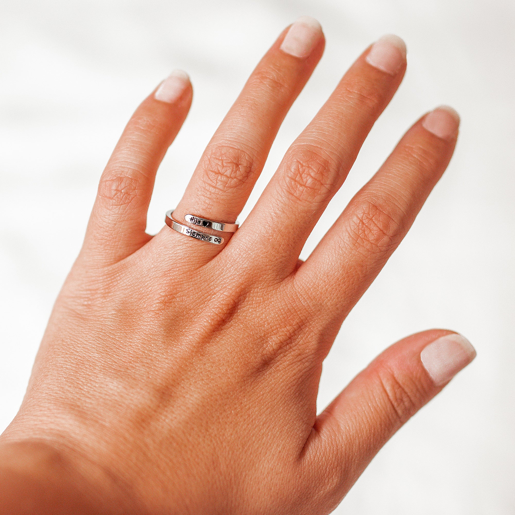 Anillo “Hija ❤ Siempre ∞”  + OTRO ANILLO GRATIS (2X1)