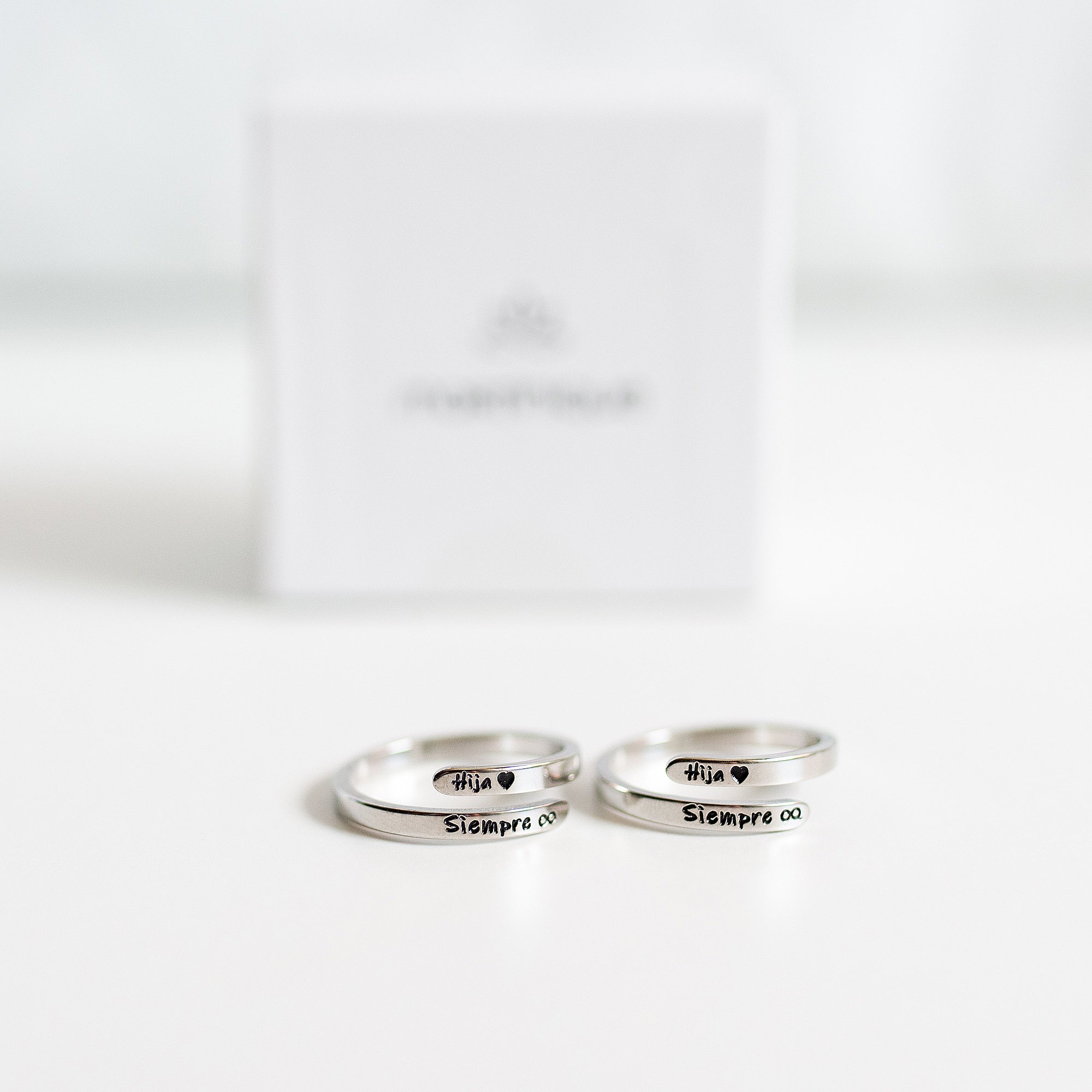 Anillo “Hija ❤ Siempre ∞”  + OTRO ANILLO GRATIS (2X1)