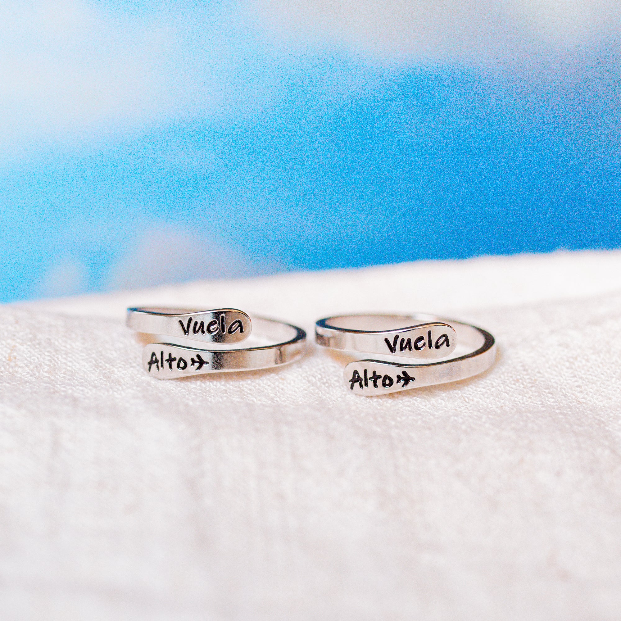 Anillo "VUELA ALTO" (2X1) + Tarjeta de REGALO