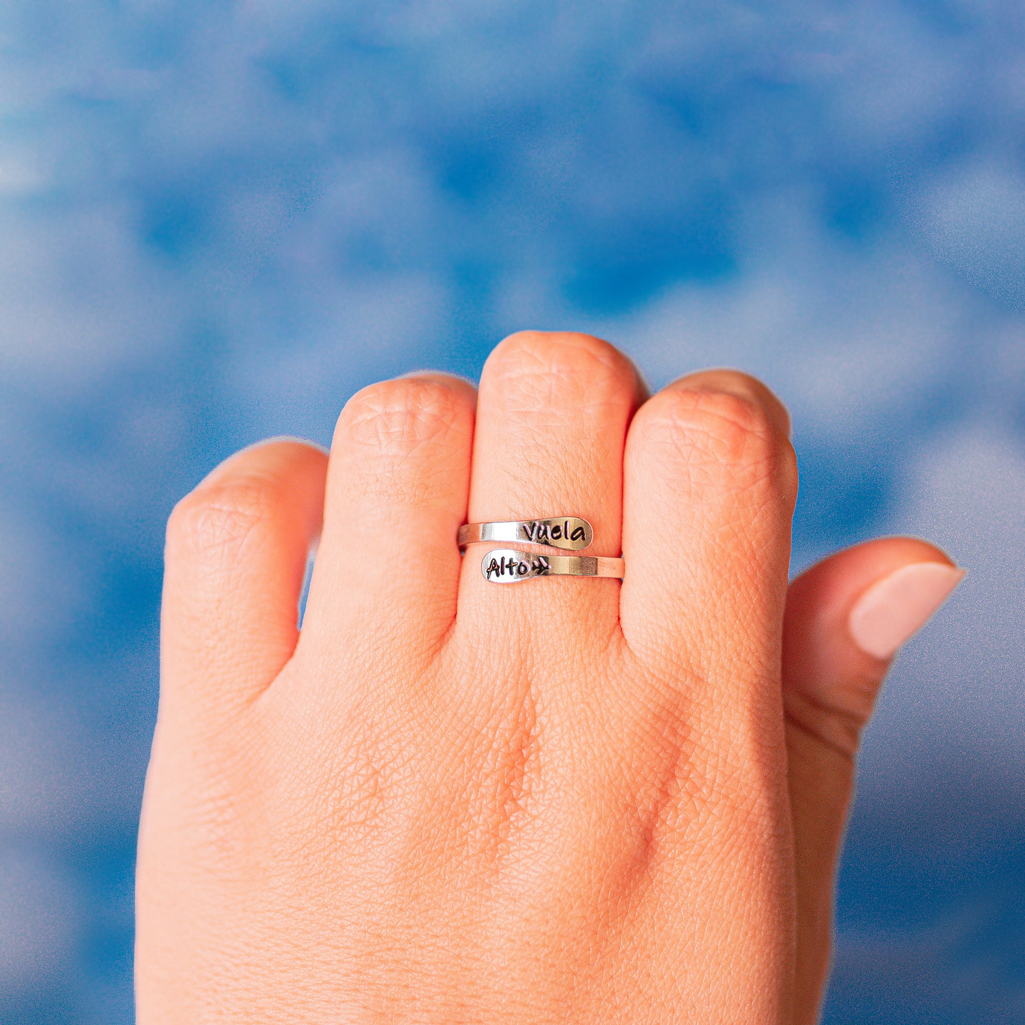 Anillo "VUELA ALTO" (2X1) + Tarjeta de REGALO