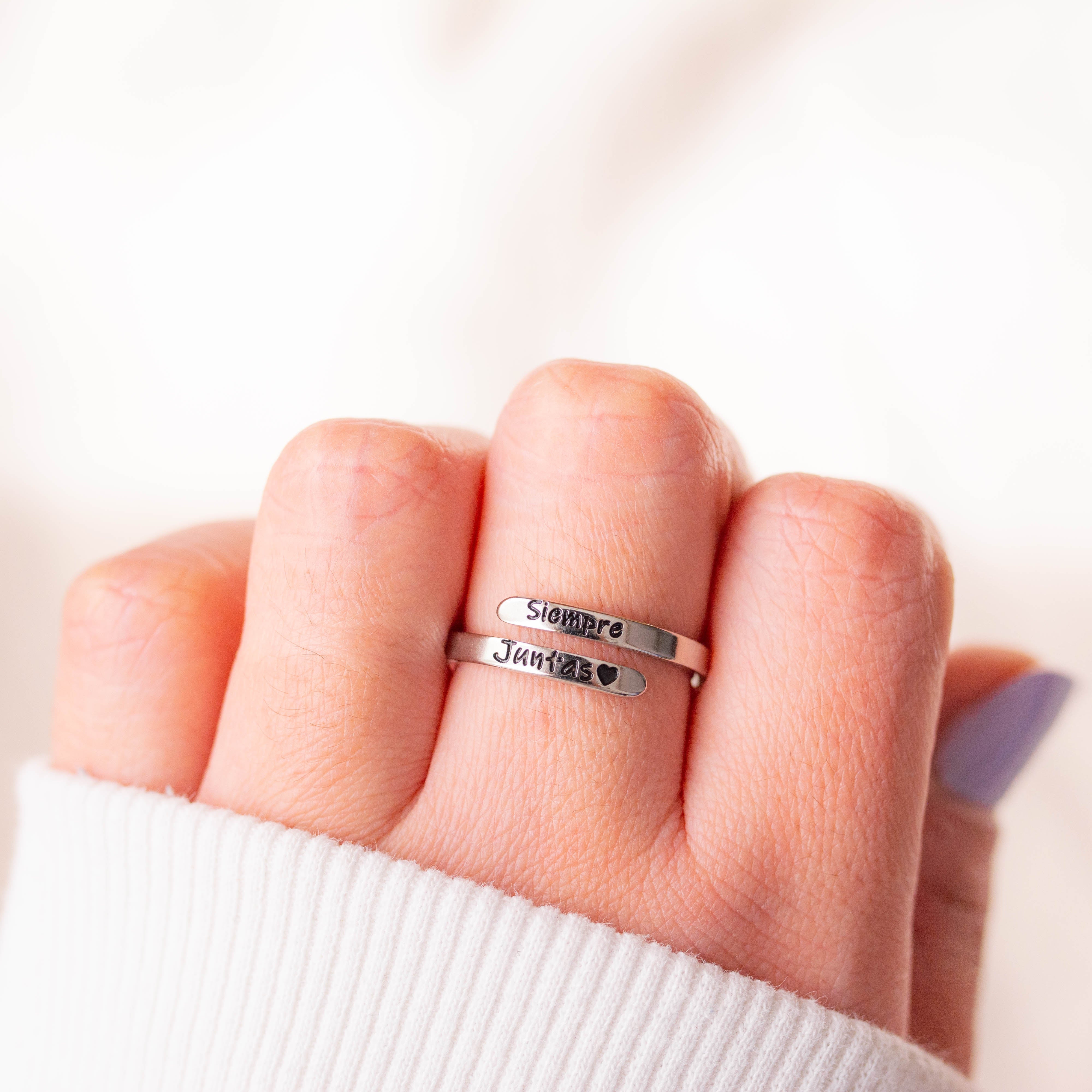 Anillo “Siempre juntas” (2X1) + Tarjetita de regalo