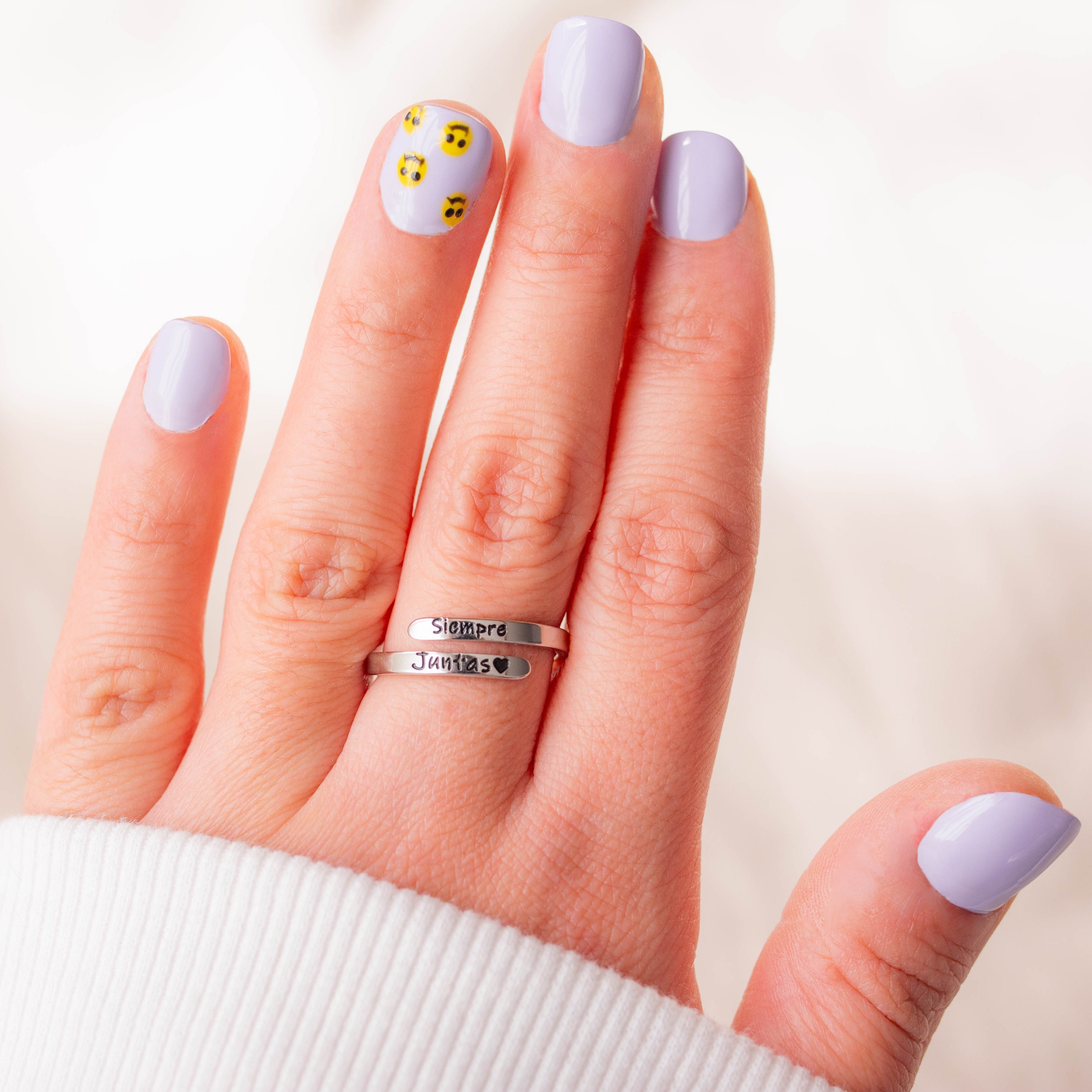 2 Anillos Siempre Juntas + Collar Abrazo Amoroso + Tarjetas de regalo