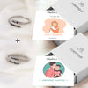 OFERTA SET 4 anillos: 2 `Hija Siempre´ + 2 `Siempre juntos´ hijo