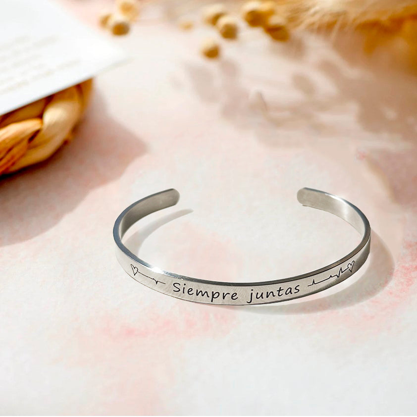 Pulseras “Siempre juntas” (2X1) Madre e hija + Tarjeta de regalo