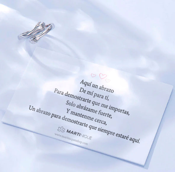Anillo abrazo infinito + HOY OTRO GRATIS (2X1)